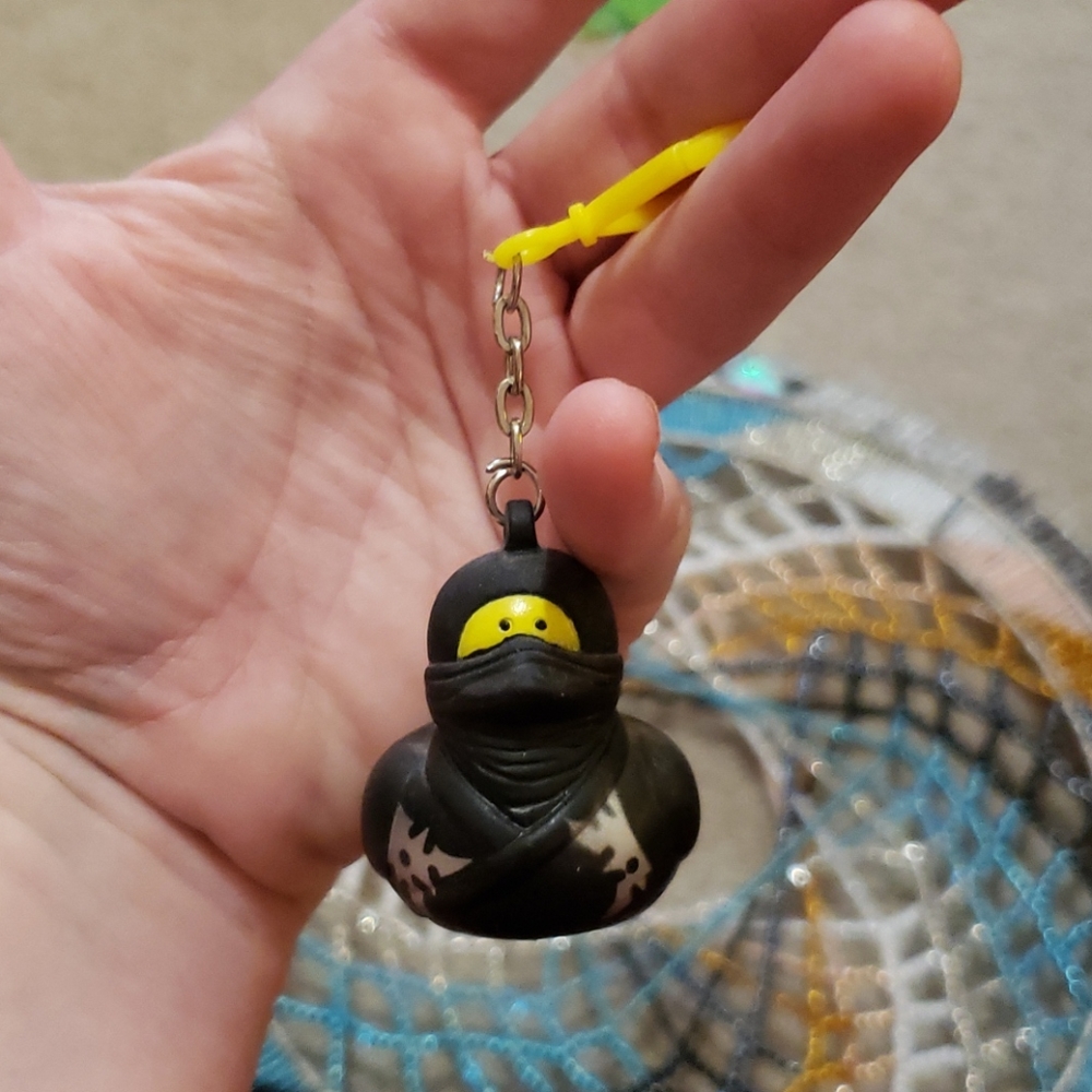 Ninja Duck Keychain - Picture 2 of 4
